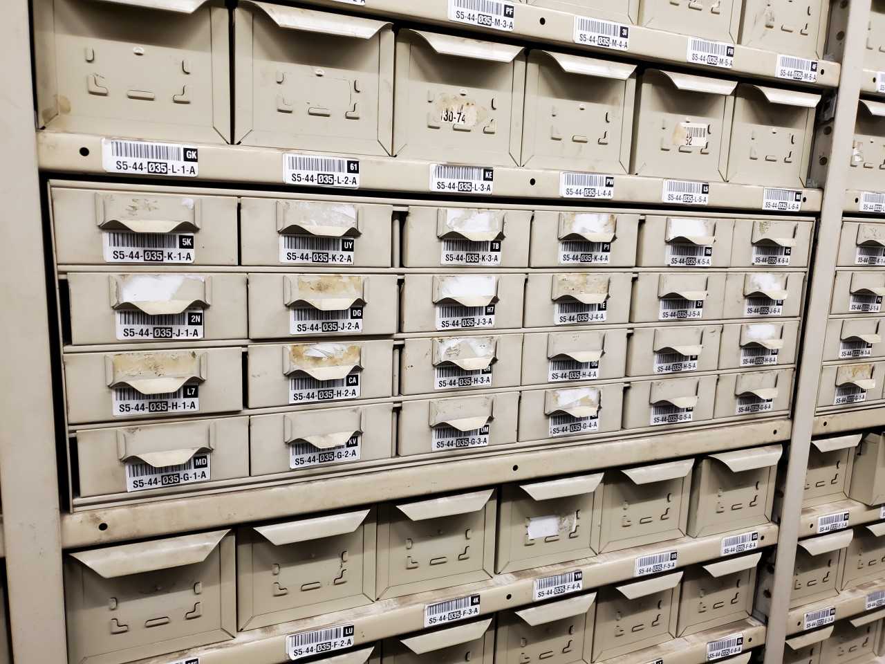 Bulk Offering of Heavy-Duty Steel Drawers / Cabinets - SHELVING