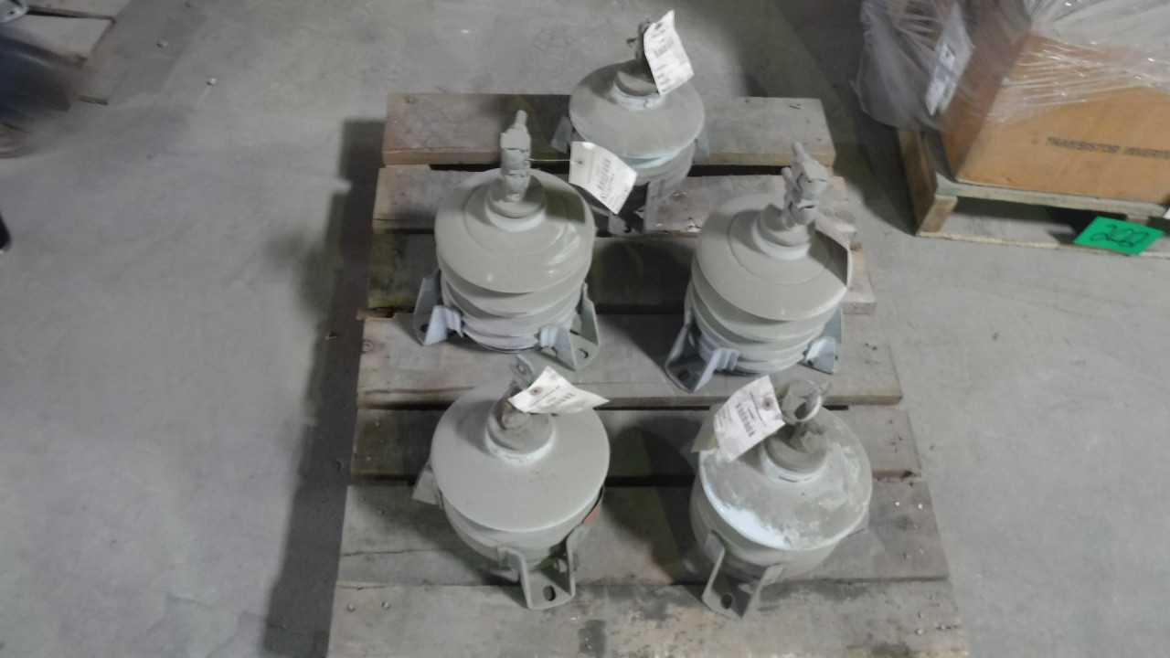 Lot of 5 GE Aluguard II Station Arresters - AUTOMATION & CONTROLS