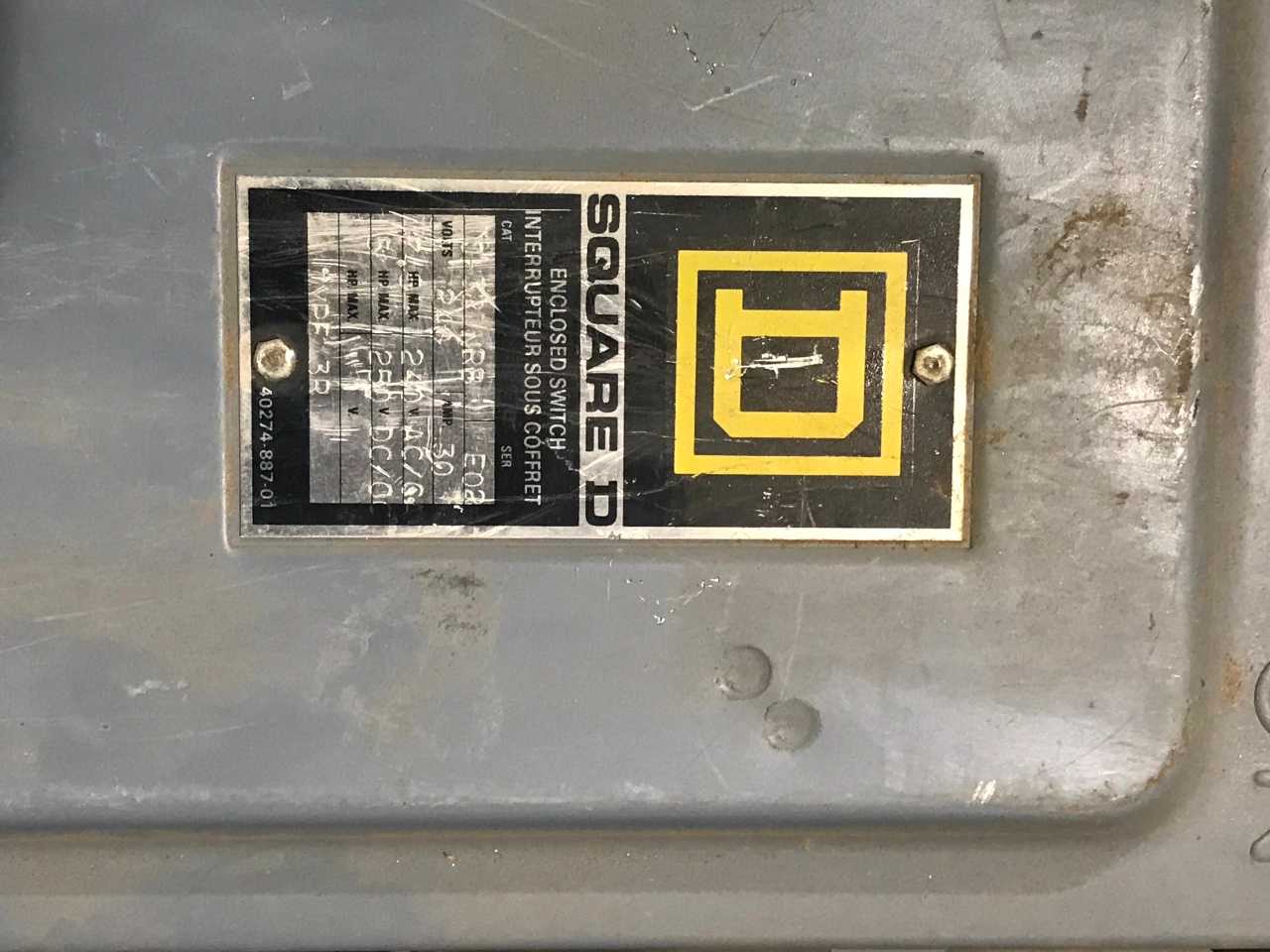 SQUARE D/ WESTINGHOUSE SAFETY SWITCHES (QTY 3) - MISCELLANEOUS