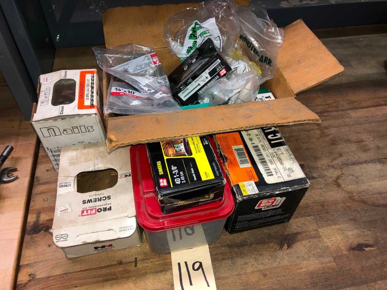 Lot of Misc. Nails, Screws, etc. - ELECTRIC POWER TOOLS
