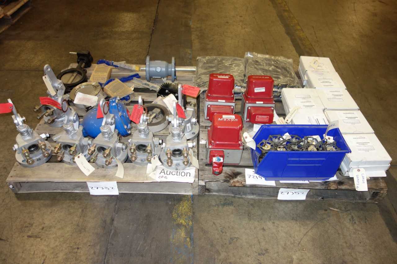 2 PALLETS OF ASSORTED VALVES AND REPLACEMENT PARTS - VALVES