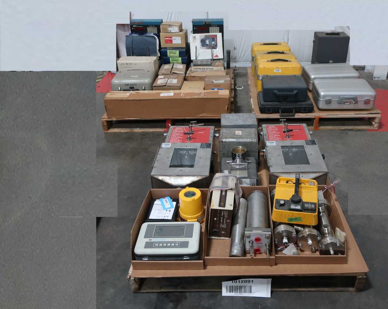 3 PALLETS OF ASSORTED TESTING EQUIPMENT - METAL INSPECTION EQUIPMENT