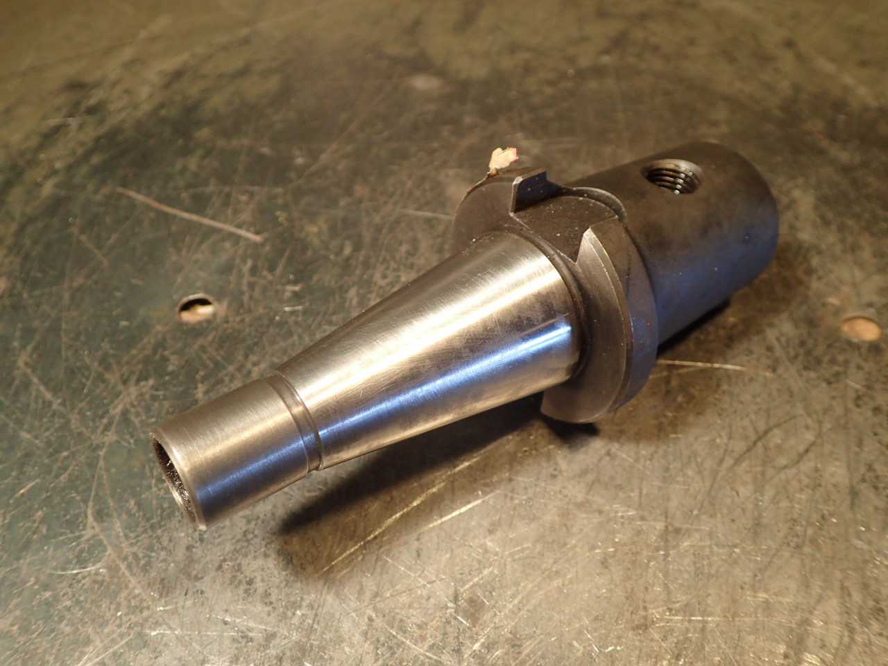 ETM 1/2" End Mill Tool Holder: 2-1/4" Projection, NMTB-30 Taper Shank - HOLEMAKING TOOLS