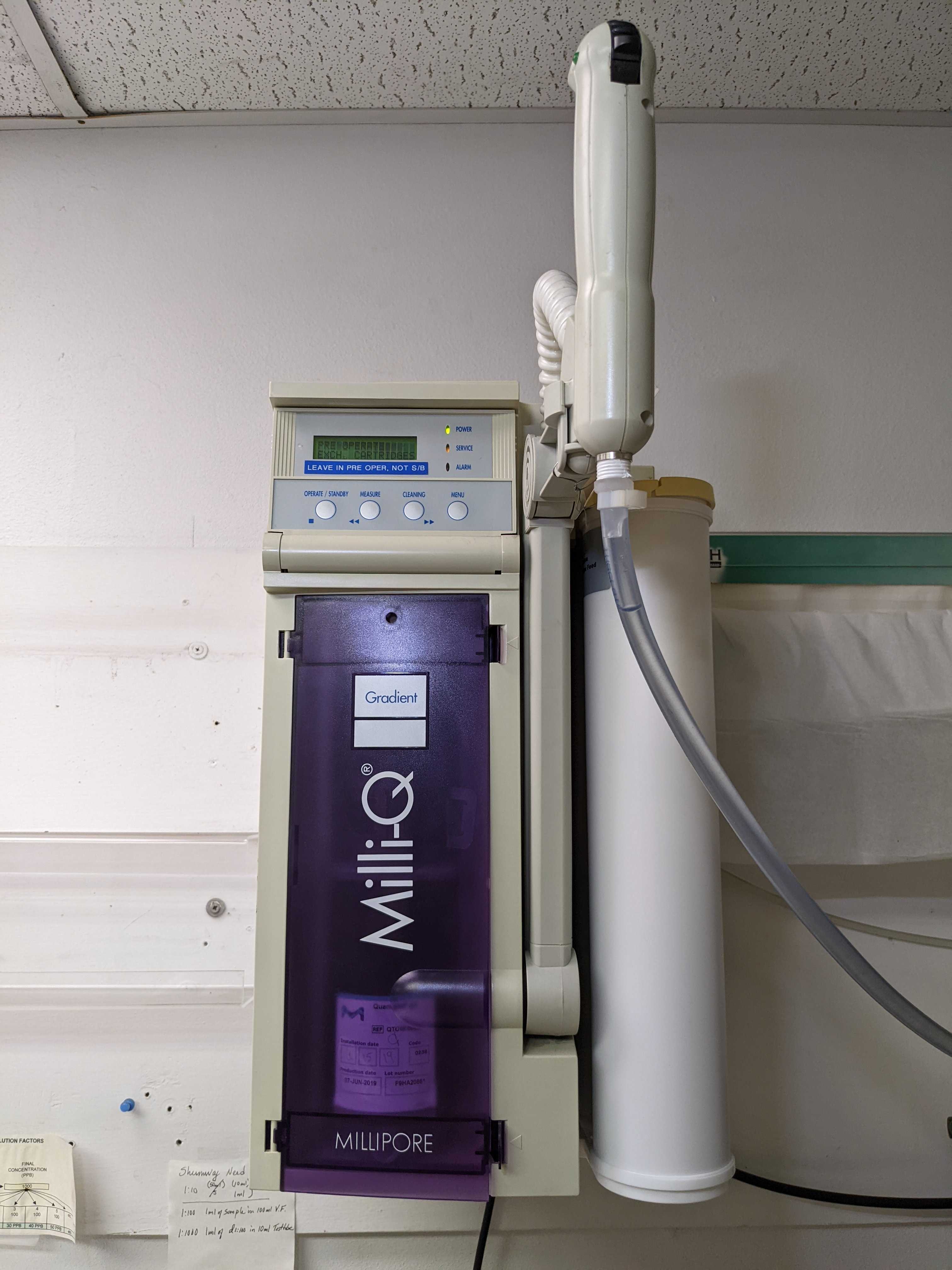 WATER PURIFICATION SYSTEM - PLANT & FACILITY