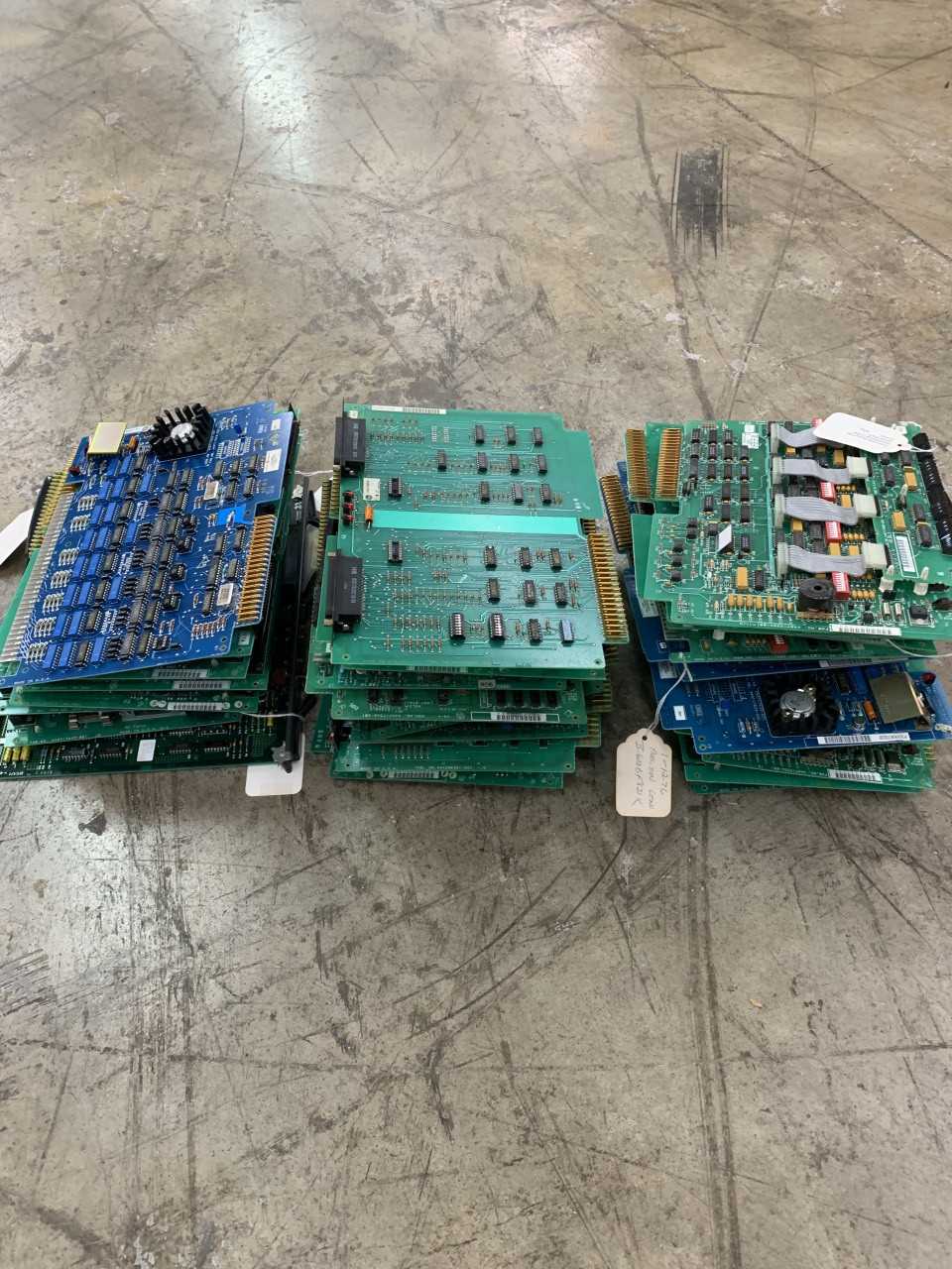 LOT OF 21 USED GENERAL ELECTRIC CIRCUIT BOARDS - AUTOMATION & CONTROLS