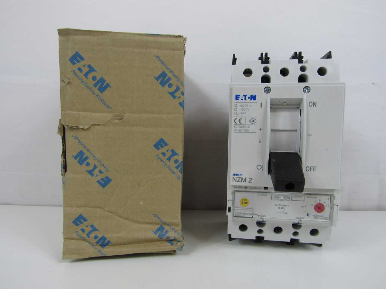 Quantity 1 of Eaton NZMN2-AF200-NA MCCB NZM 3P 200A 690VAC - CIRCUIT BREAKERS