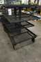 LOT OF 2 4 SHELF STEEL ROLLING TABLES - TOOL STORAGE