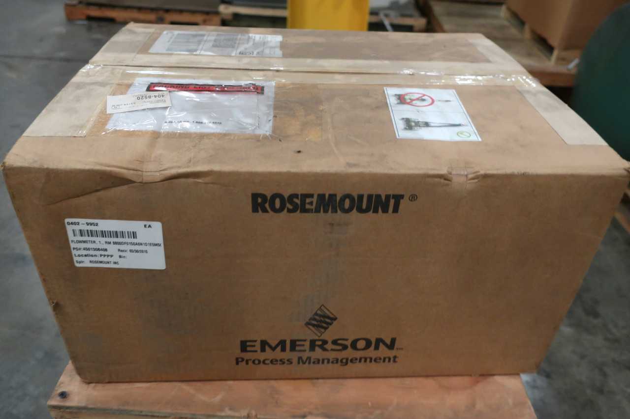 LOT OF 2 ASSORTED ROSEMOUNT FLOW METERS 1IN & 3IN - INSTRUMENTATION