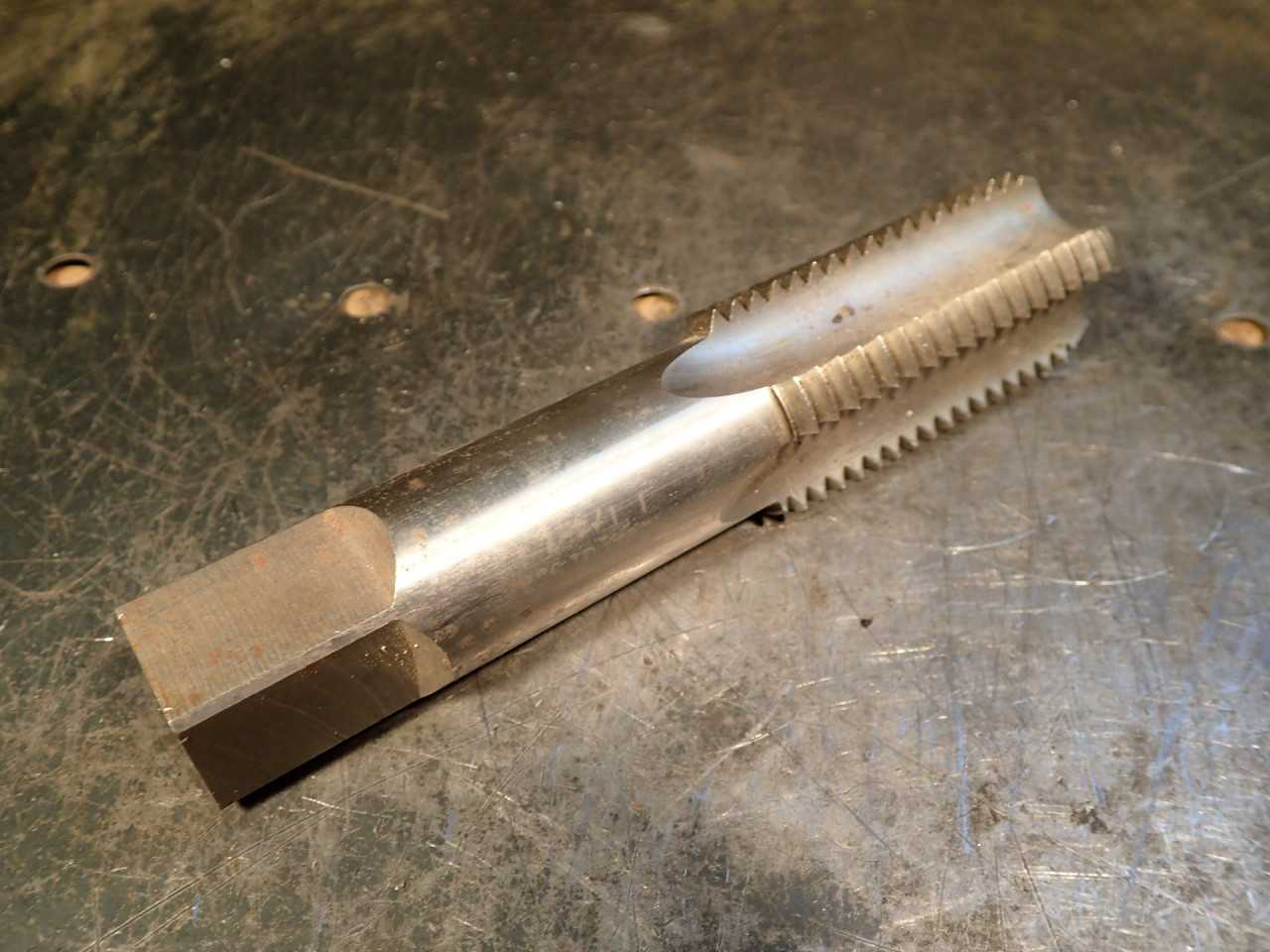LSi 1-1/4" -7 NC Hand Thread Tap: GH-4 4-Flute 2-1/2" Long Flutes 5-3/4" OAL USA - HOLEMAKING TOOLS