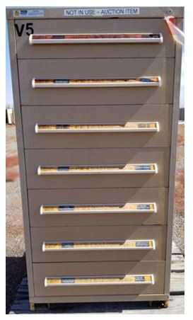 Lot of (2) Vidmar Cabinets - TOOL STORAGE