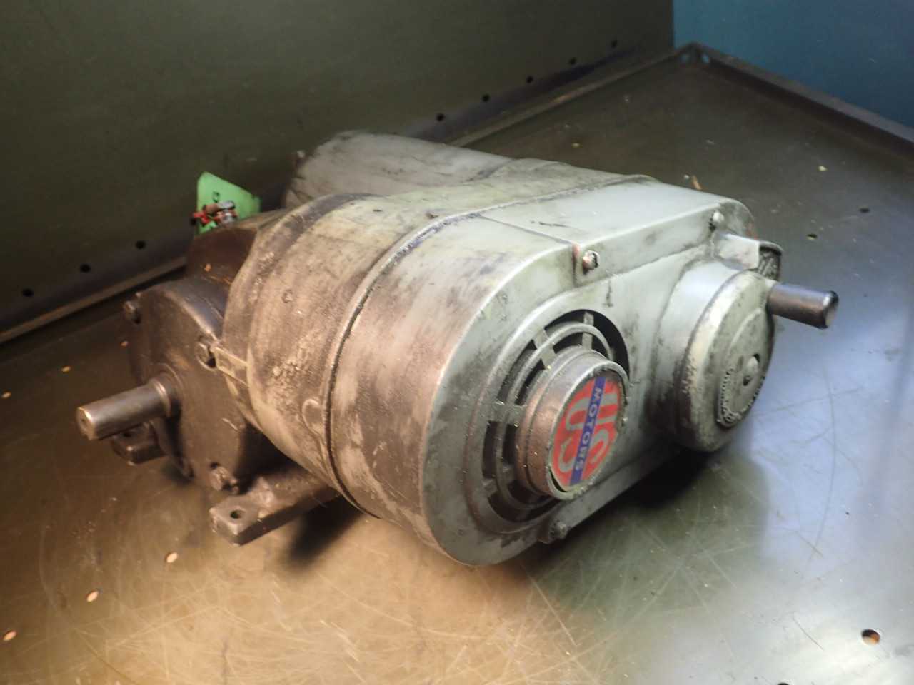 US Motors, Varidrive Variable Speed Electric Motor: 1/4 HP, 3/4" Shaft, Untested - ELECTRIC MOTORS