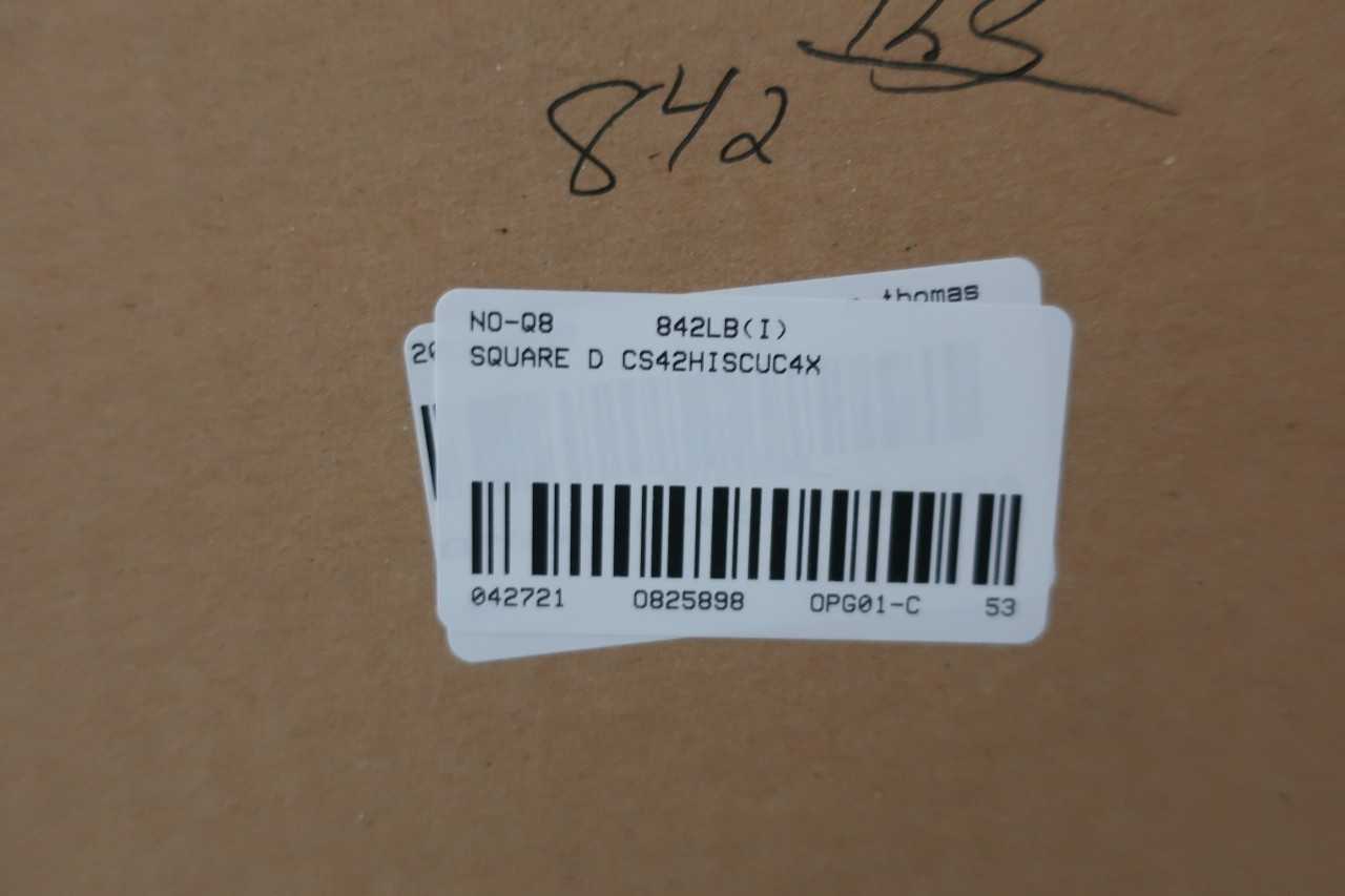 SQUARE D CS42HISCUC4X TRANSFORMER 1PH 75KVA - CONTROL TRANSFORMERS