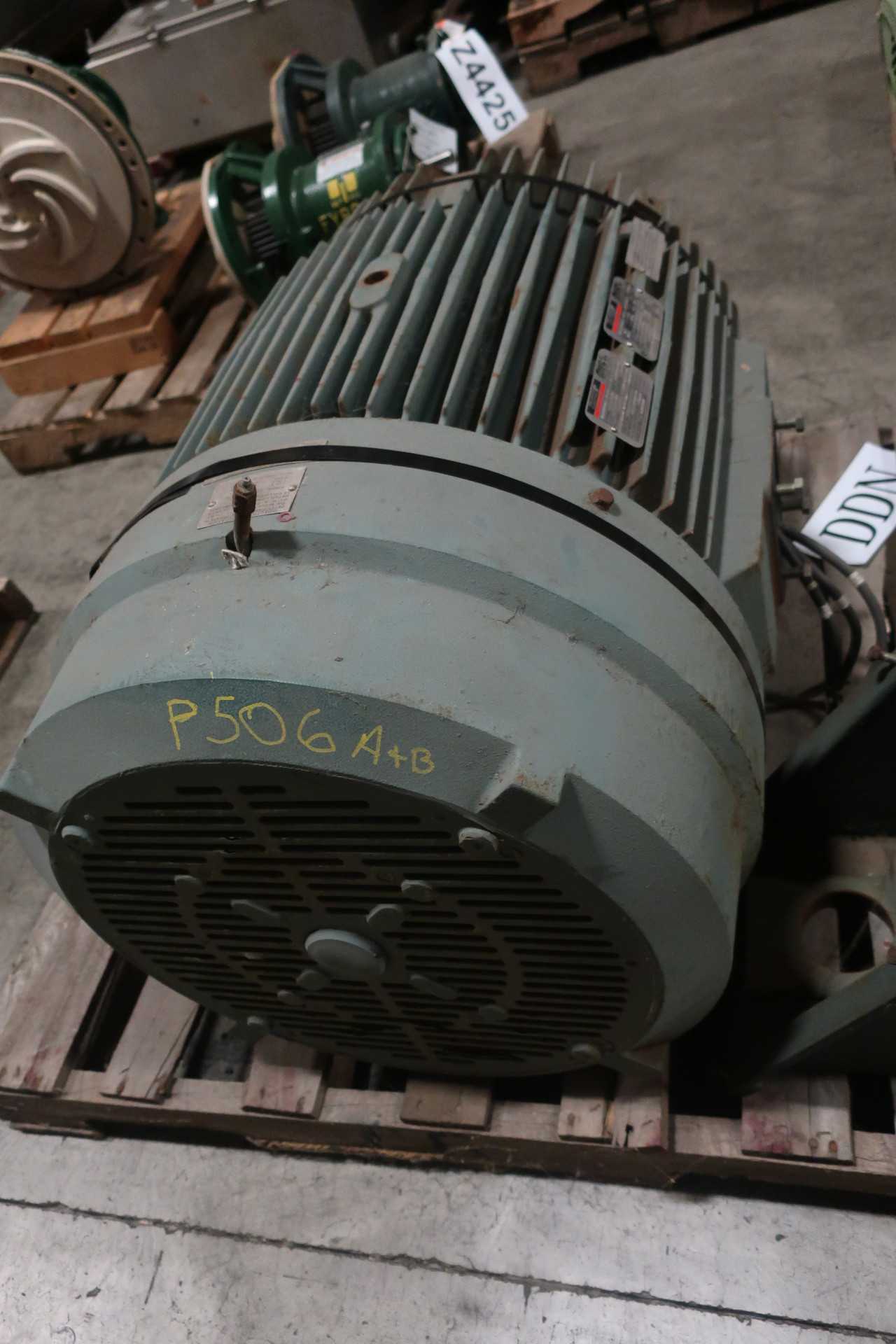RELIANCE P4460725B MOTOR 575V 444T 125HP 1785RPM 3PH - ELECTRIC MOTORS