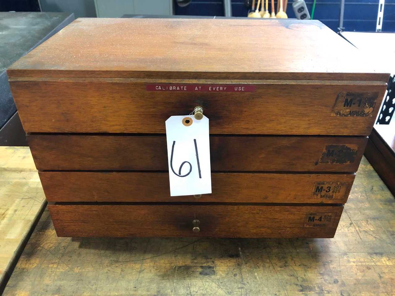 4-Drawer Pin Gage Set - PROCESS EQUIPMENT