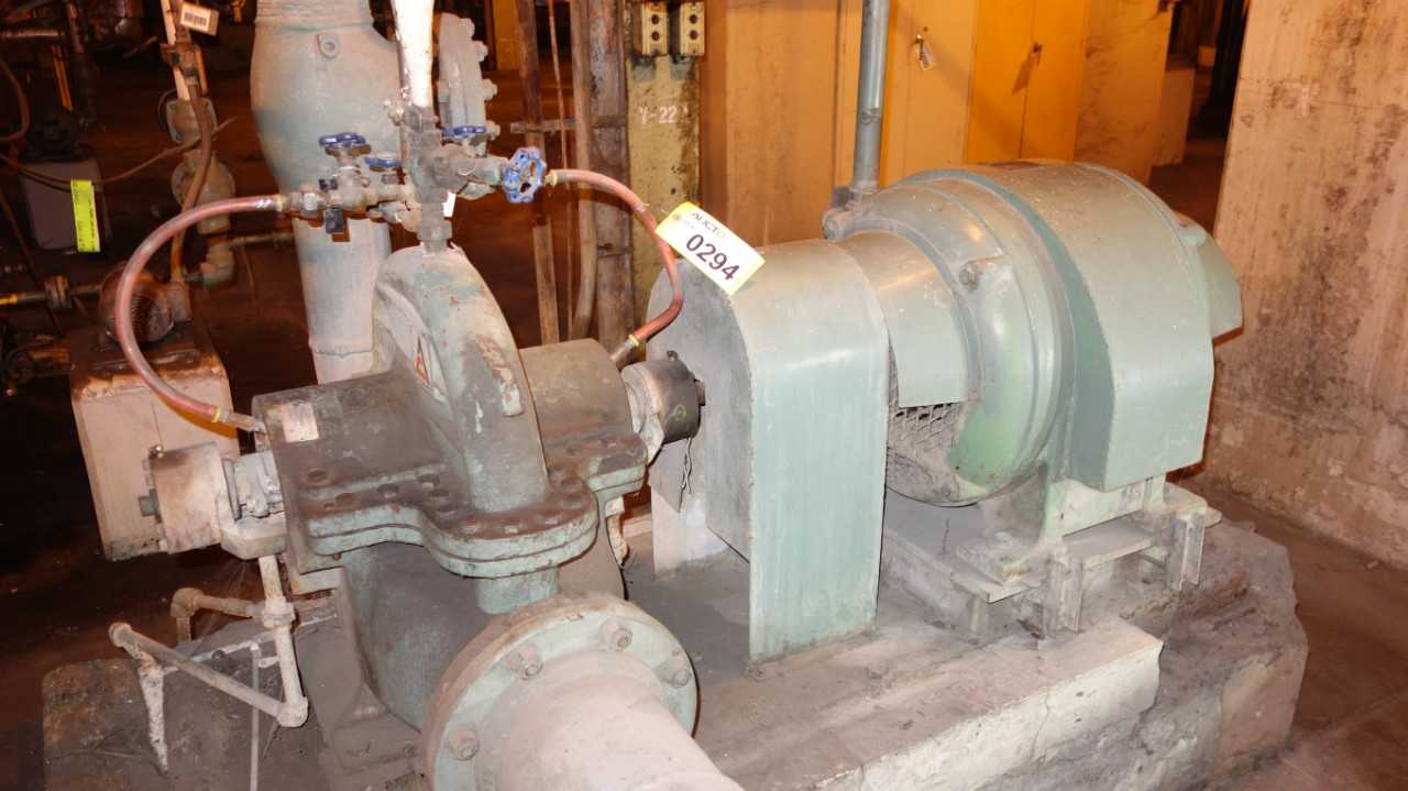 ALLIS CHALMERS F20-D1 SPLIT CASE CENTRIFUGAL PUMP MOTOR - CENTRIFUGAL PUMP