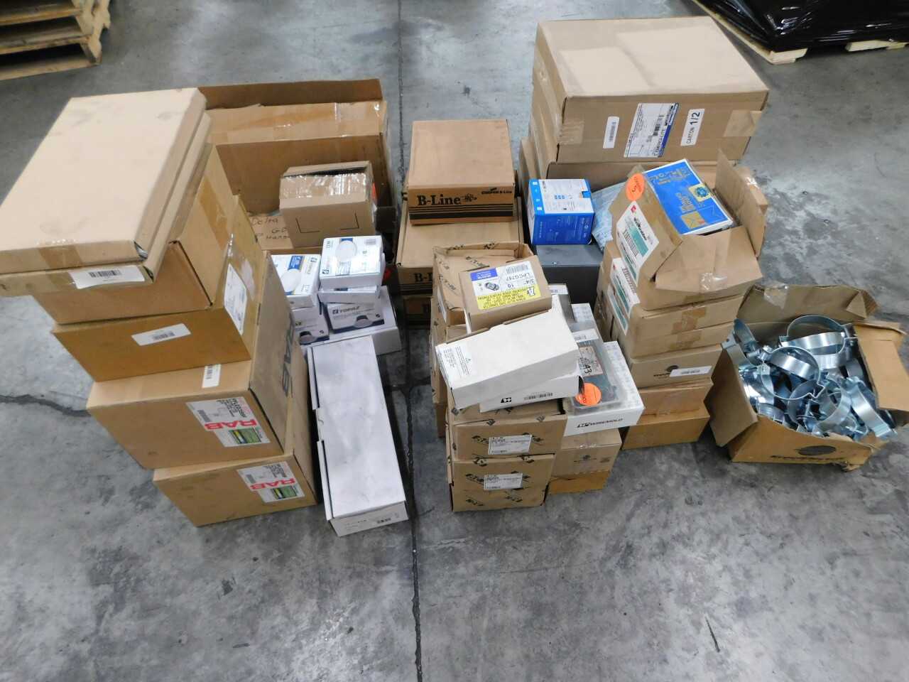 Pallet of Misc Electrical Supplies - ELECTRICAL COMPONENTS