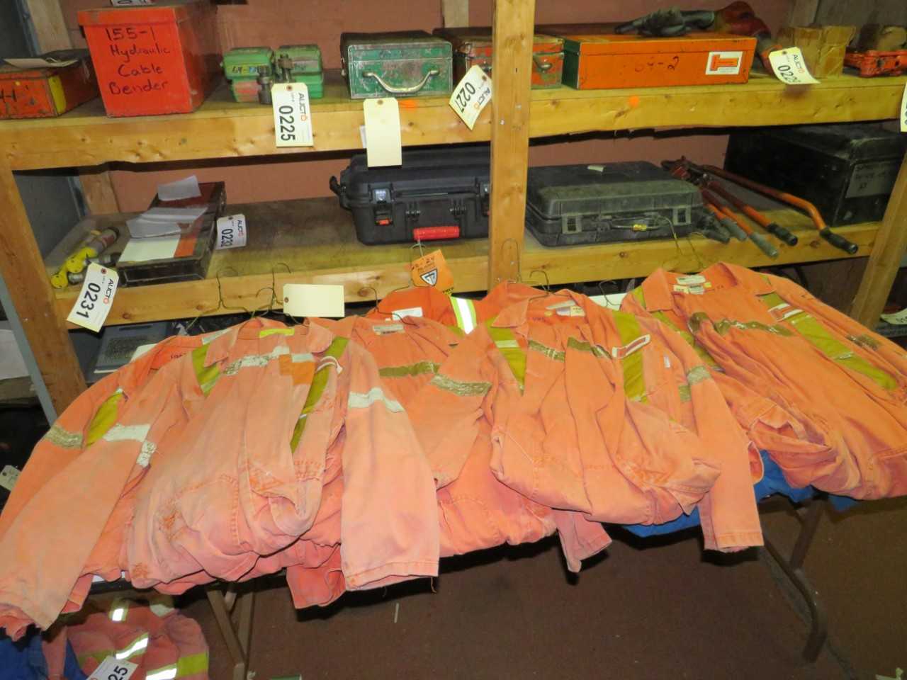 LOT OF 10 ASSORTED FLAME RESISTANT COVERALLS - SAFETY SWITCH