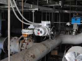 Valve & Rotork Actuator for Ash Sluice - CONTROL VALVE