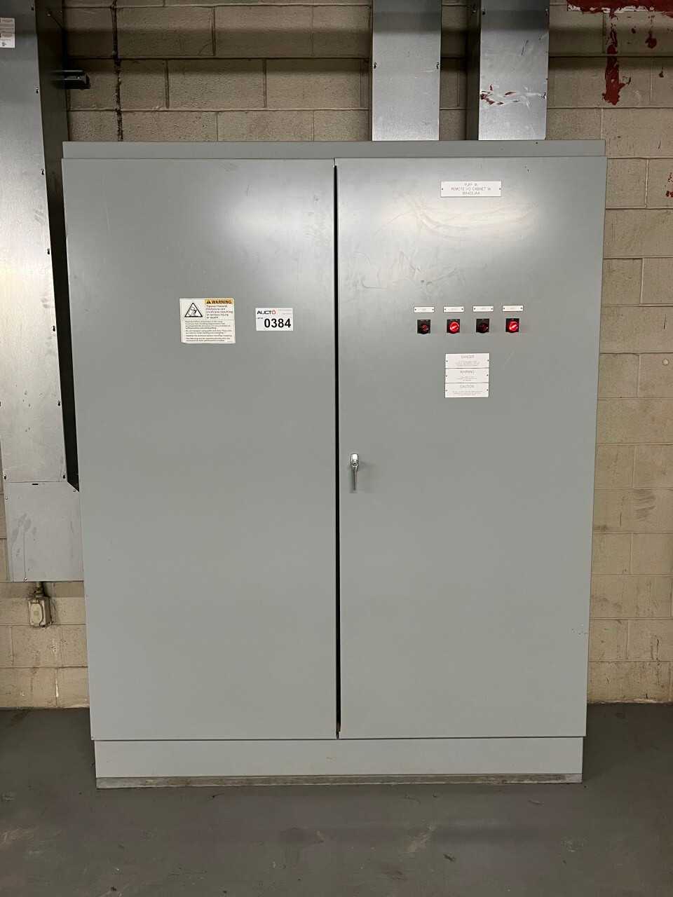 Cabinet with Allen Bradley Controllogix PLCs - AUTOMATION & CONTROLS