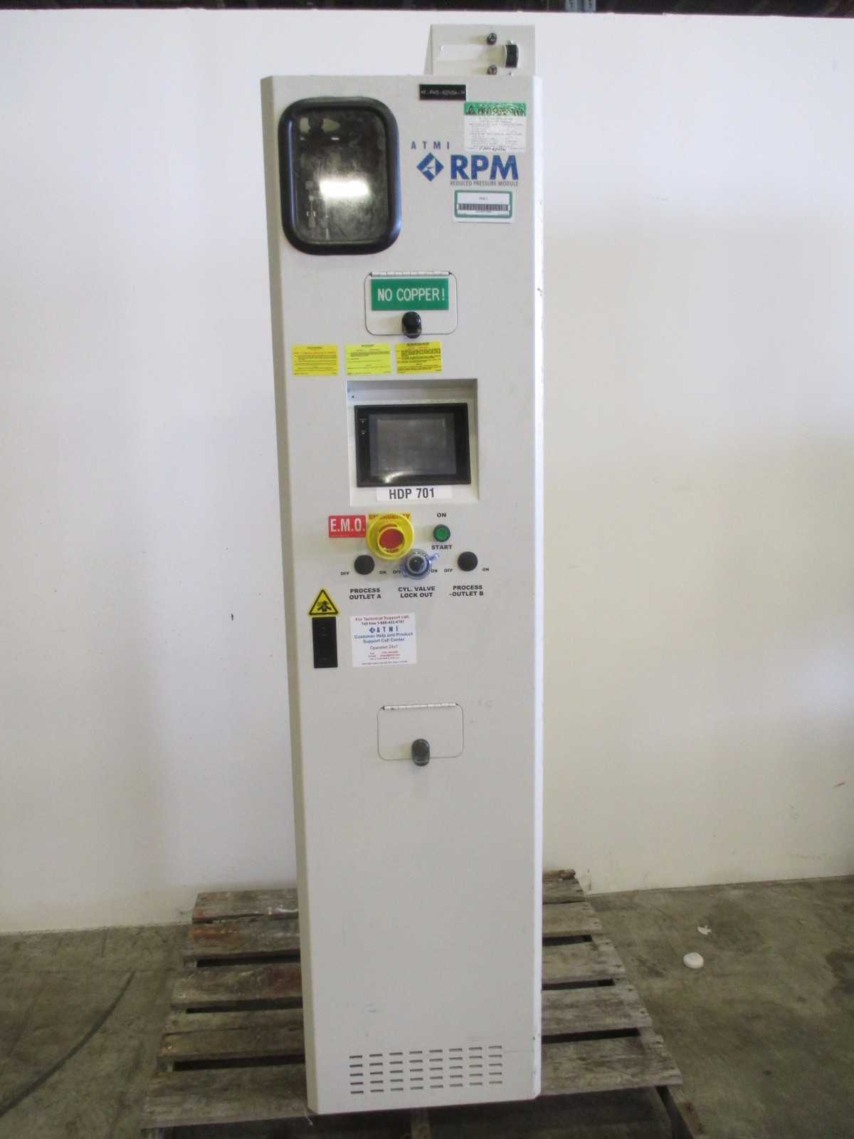 ATMI RPM-49114 REDUCED PRESSURE MODULE GAS DELIVERY SYSTEM - PROCESS EQUIPMENT