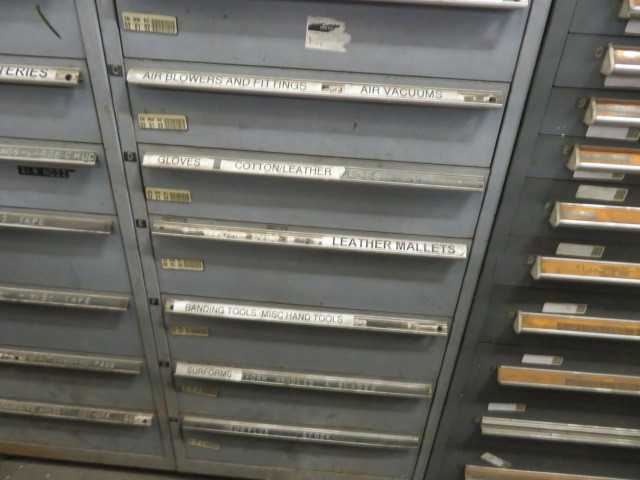 7 Drawer Stanley Vidmar and contents - MISCELLANEOUS