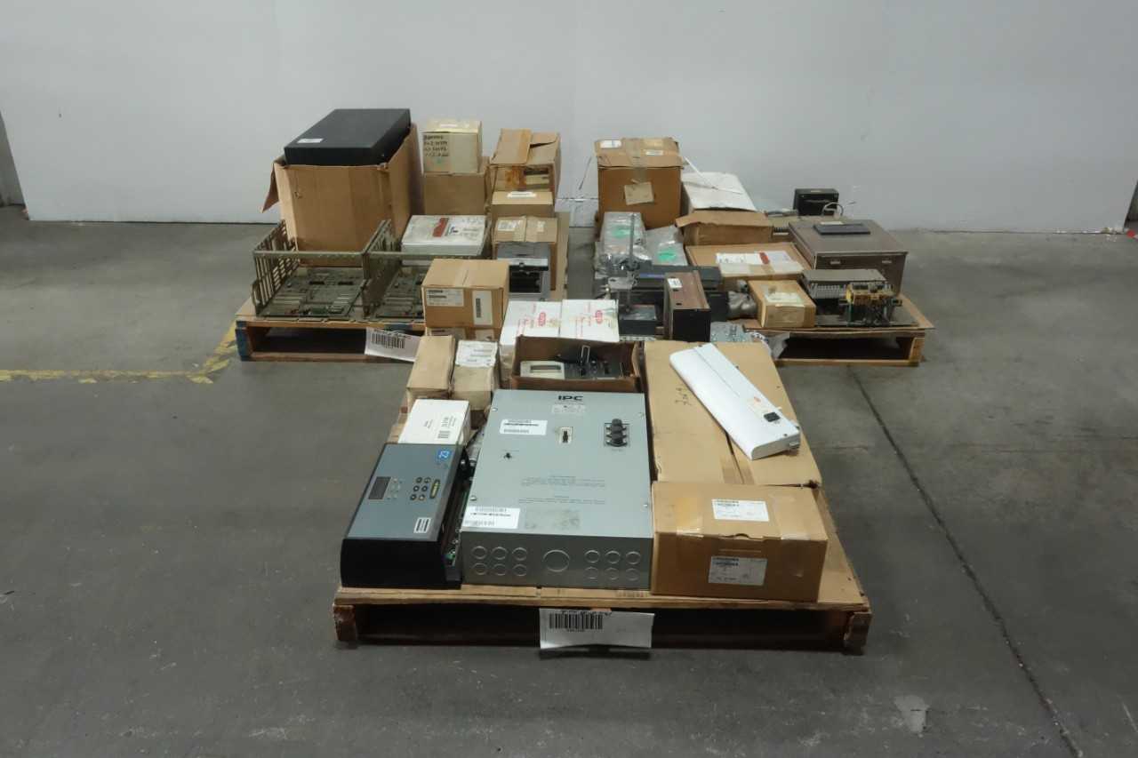 3 PALLETS OF ASSORTED ELECTRICAL - ELECTRICAL COMPONENTS