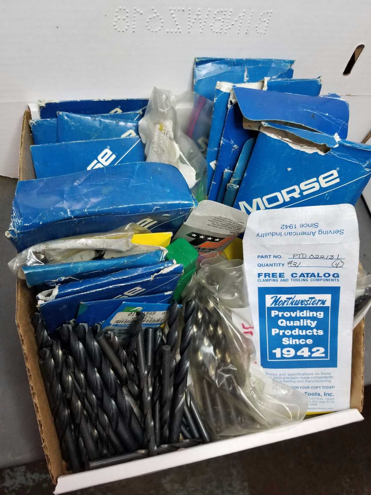 Large assortment of Jobber, drill bits, all new   - ELECTRIC POWER TOOLS