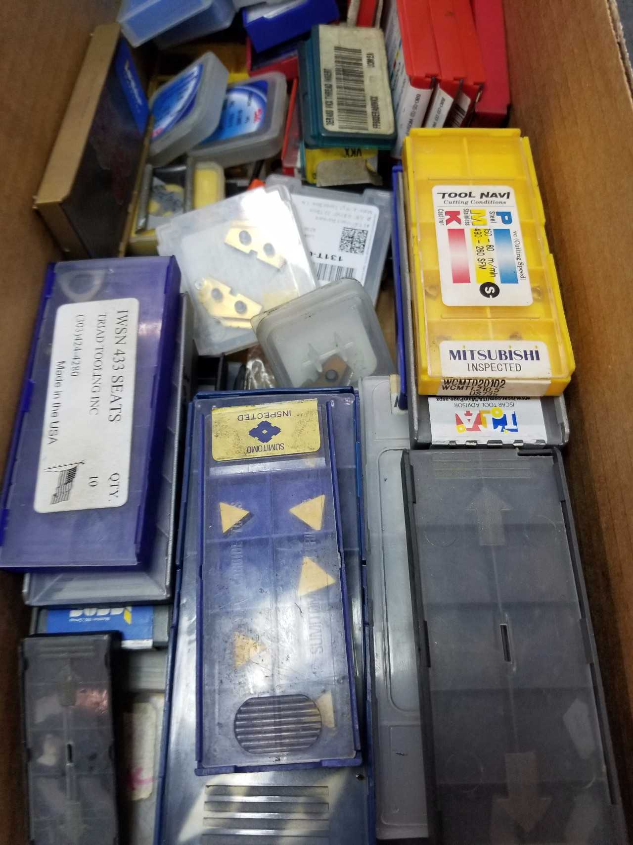Large assortment of inserts ( Mostly carbide ) New  - ELECTRIC POWER TOOLS