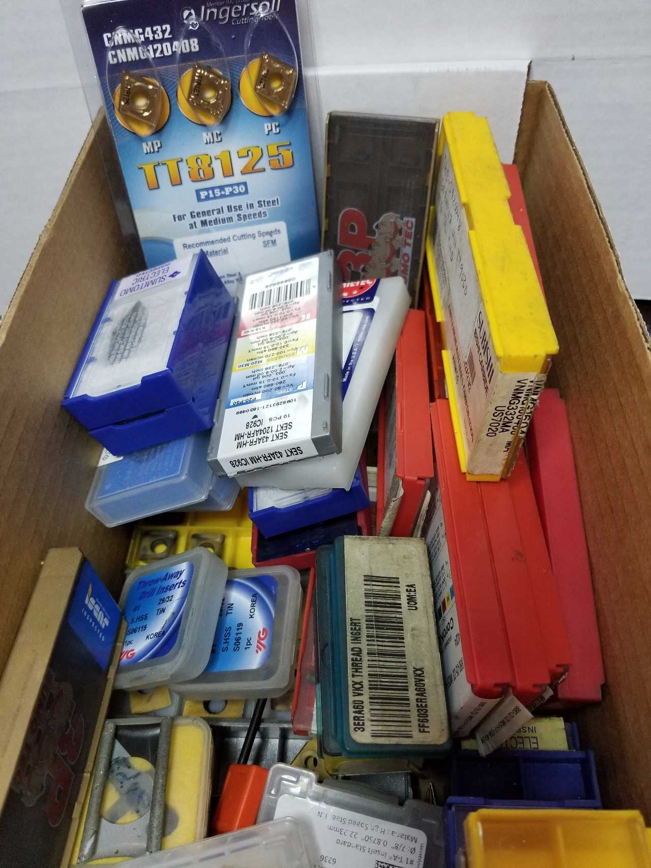 Large assortment of inserts ( Mostly carbide ) New - ELECTRIC POWER TOOLS