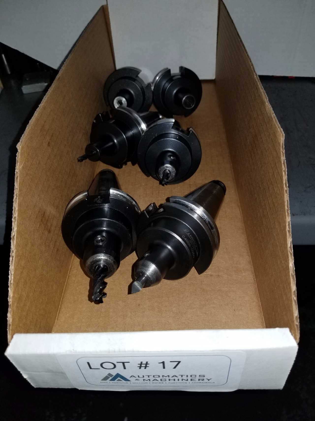 Misc Cat 40 tool holders Qty 6 - ELECTRIC POWER TOOLS Misc Cat 40 tool holders Qty 6 - ELECTRIC POWER TOOLS