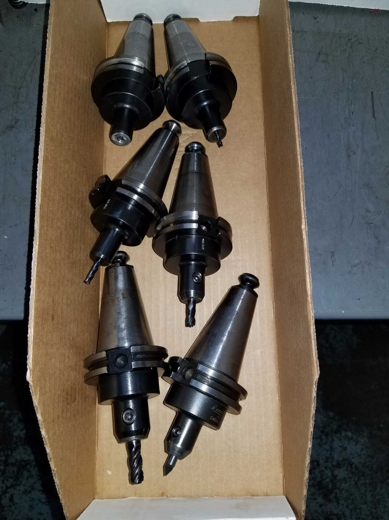 Misc Cat 40 tool holders Qty 6 - ELECTRIC POWER TOOLS