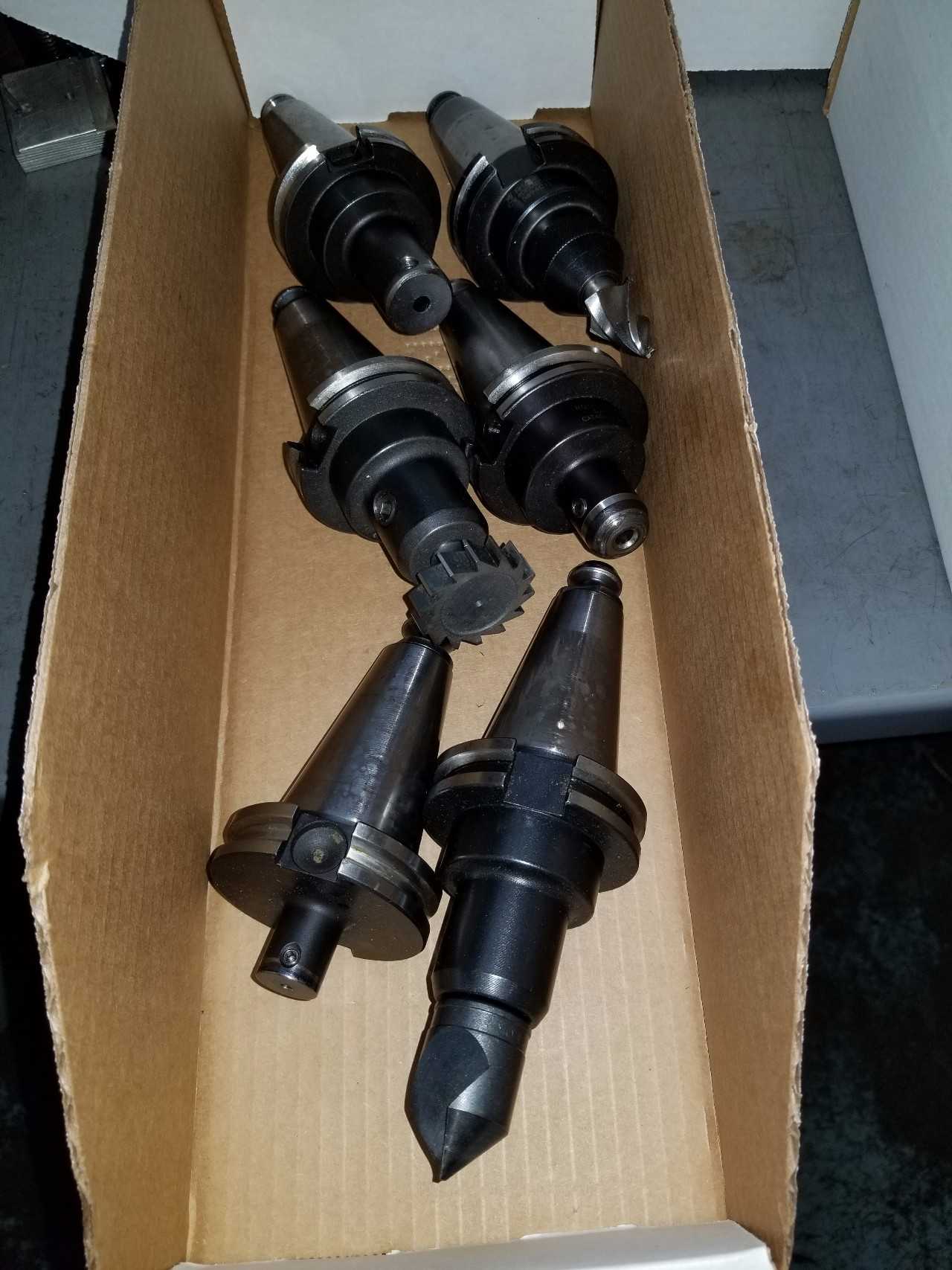 Misc Cat 40 tool holders Qty 6  - ELECTRIC POWER TOOLS