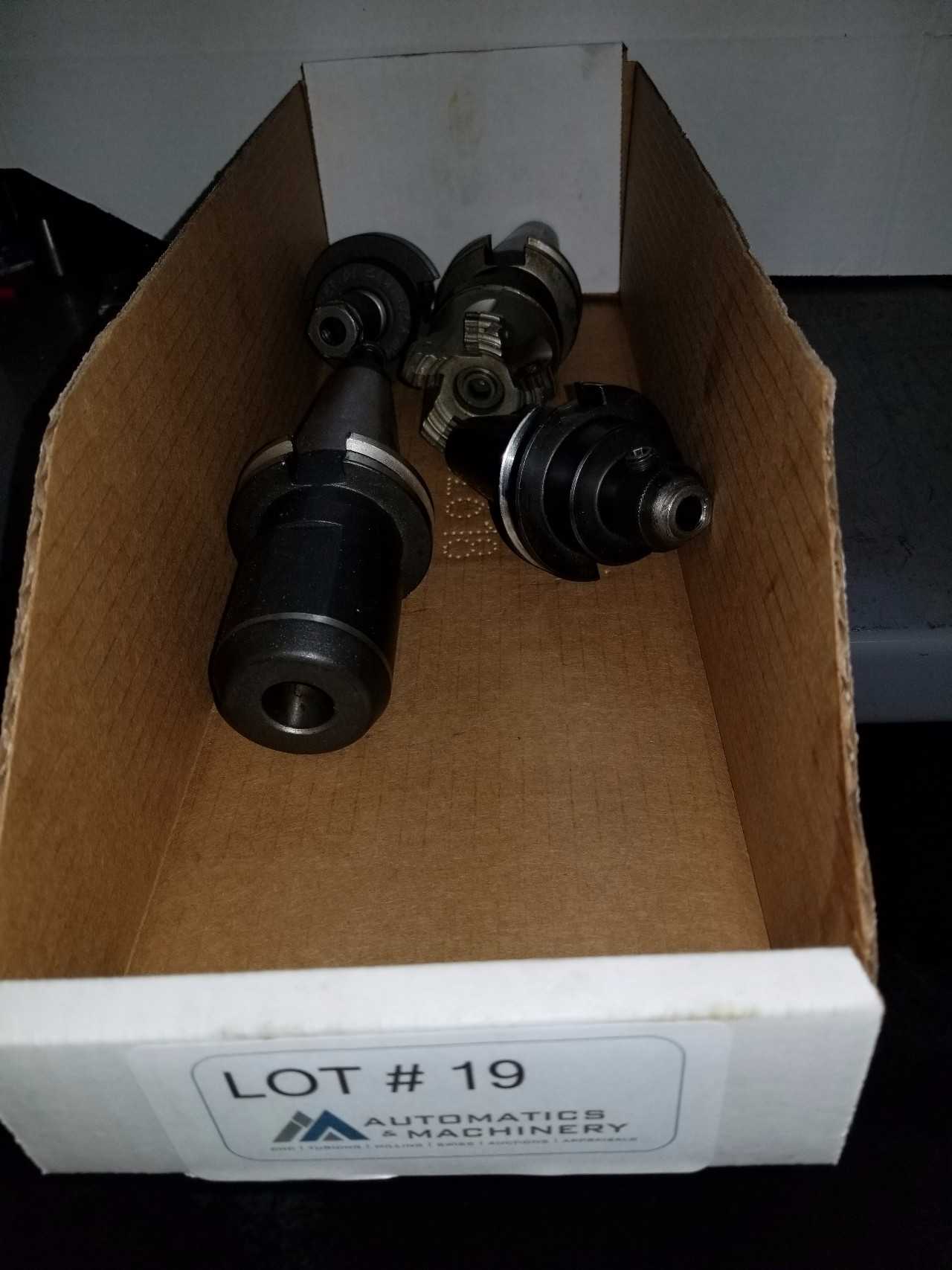 Misc Cat 40 tool holders Qty 4 - ELECTRIC POWER TOOLS Misc Cat 40 tool holders Qty 4 - ELECTRIC POWER TOOLS