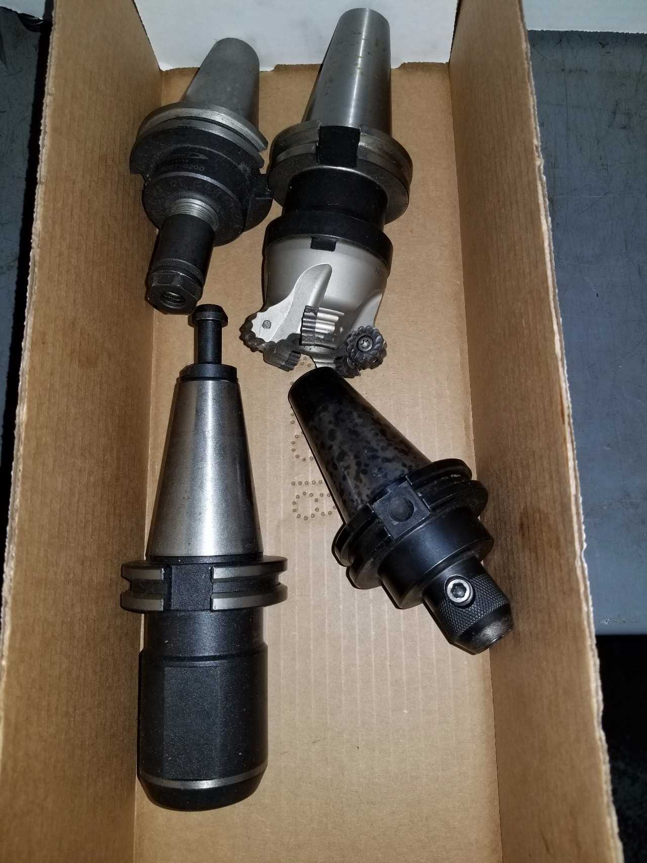 Misc Cat 40 tool holders Qty 4  - ELECTRIC POWER TOOLS