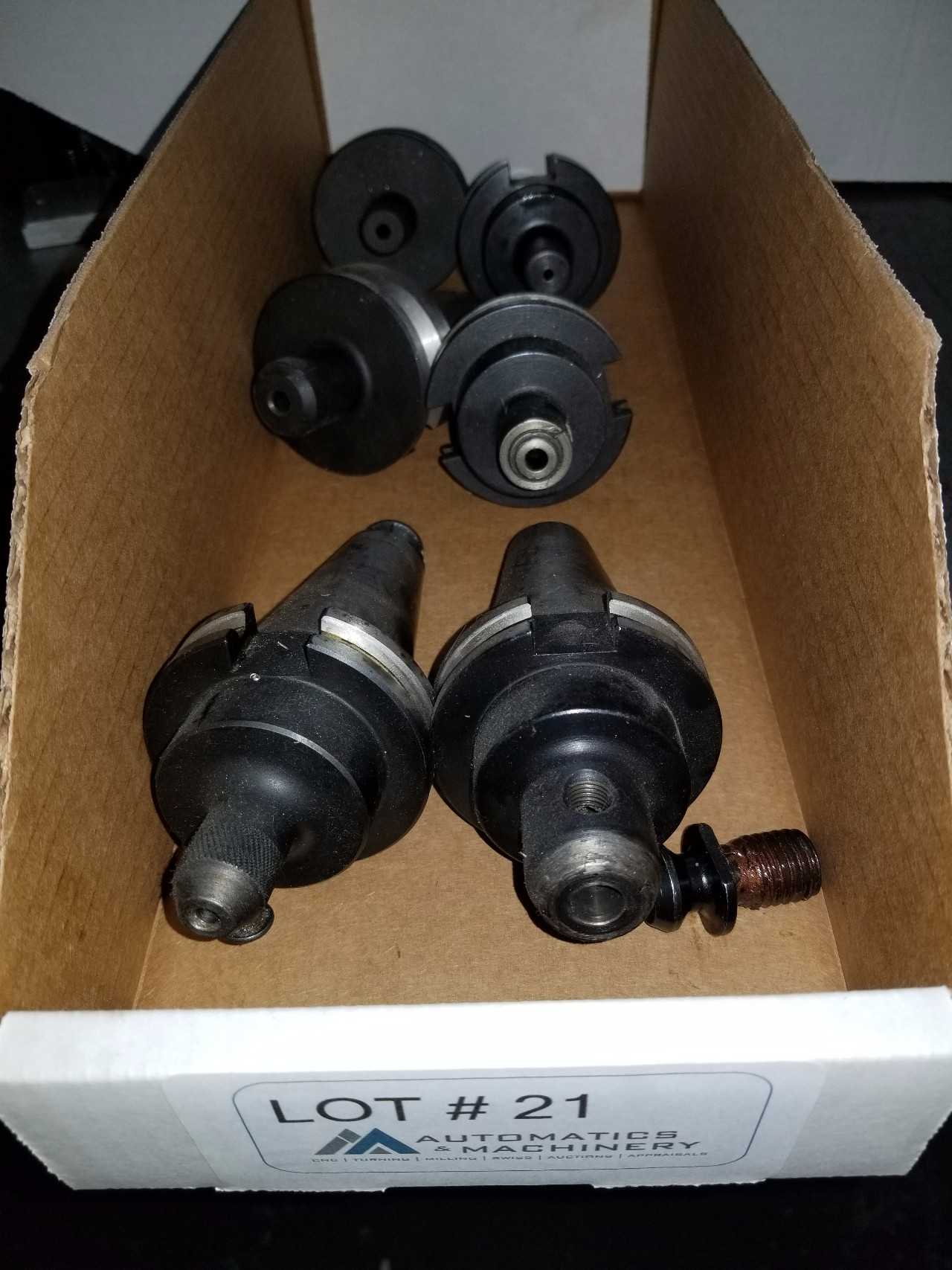 Misc Cat-40 Tool holders Qty 6 - ELECTRIC POWER TOOLS