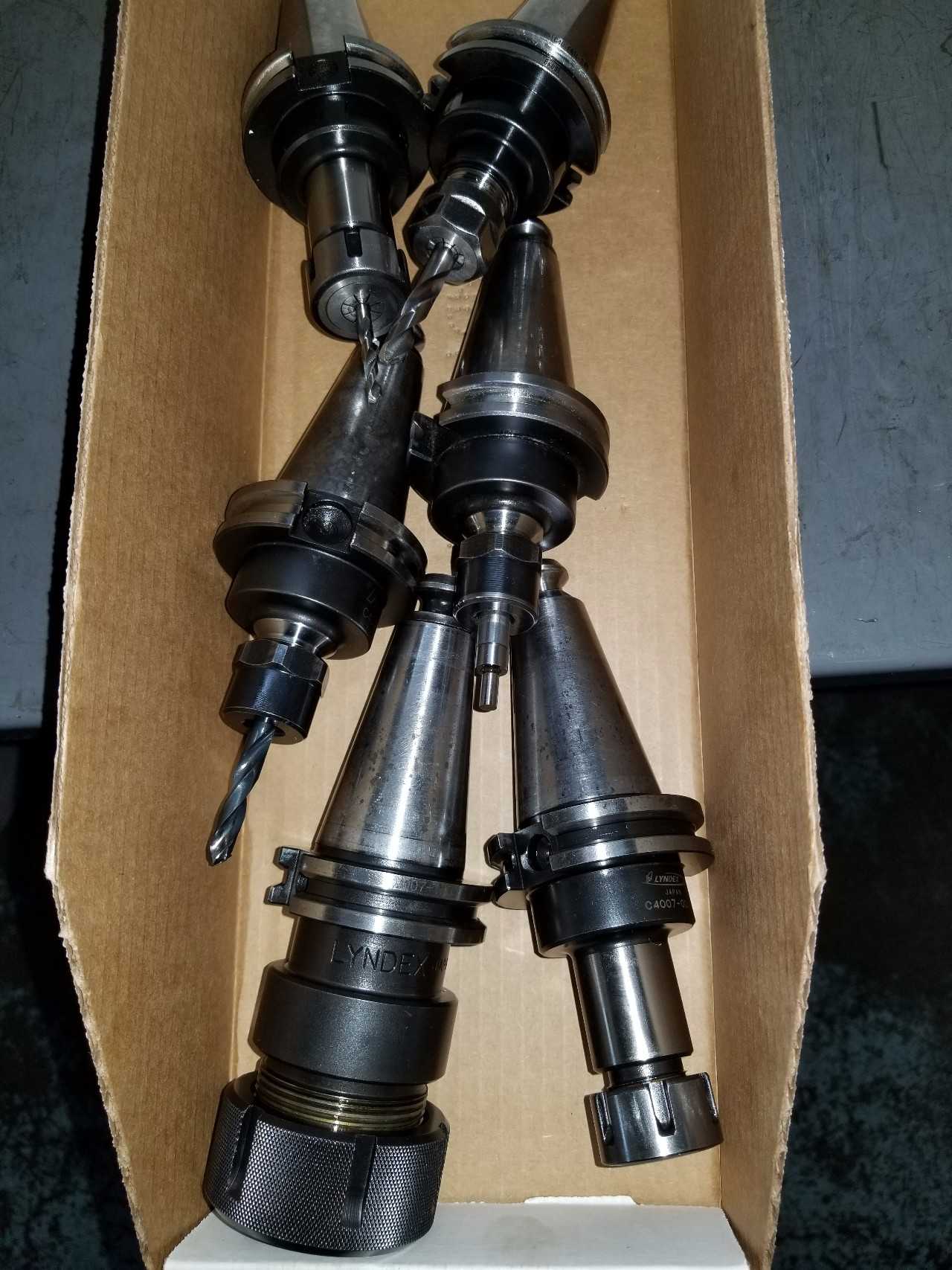 Misc Cat-40 Tool Holders Qty 6 - ELECTRIC POWER TOOLS