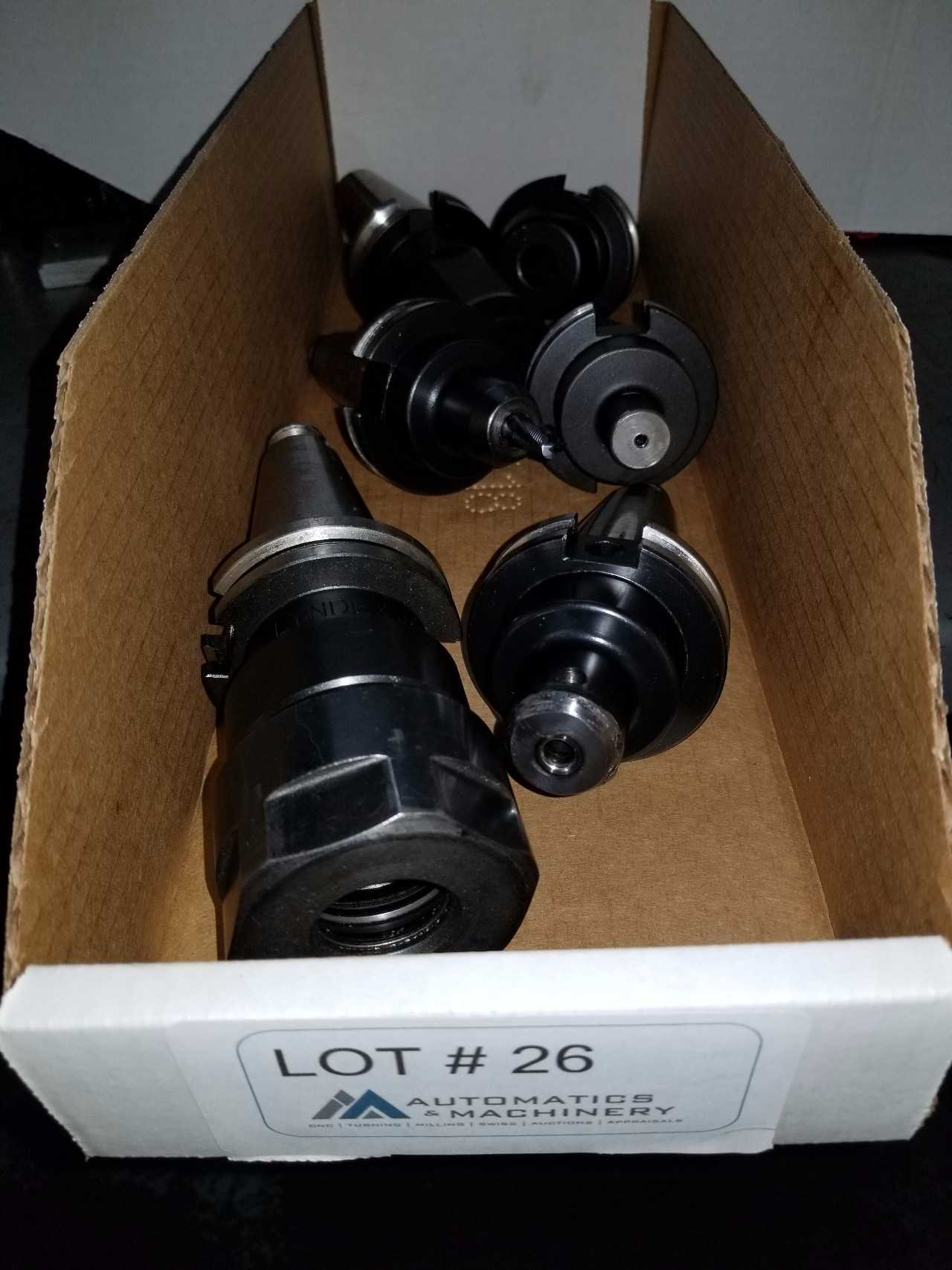 Misc Cat-40 Tool Holders Qty 6 - ELECTRIC POWER TOOLS