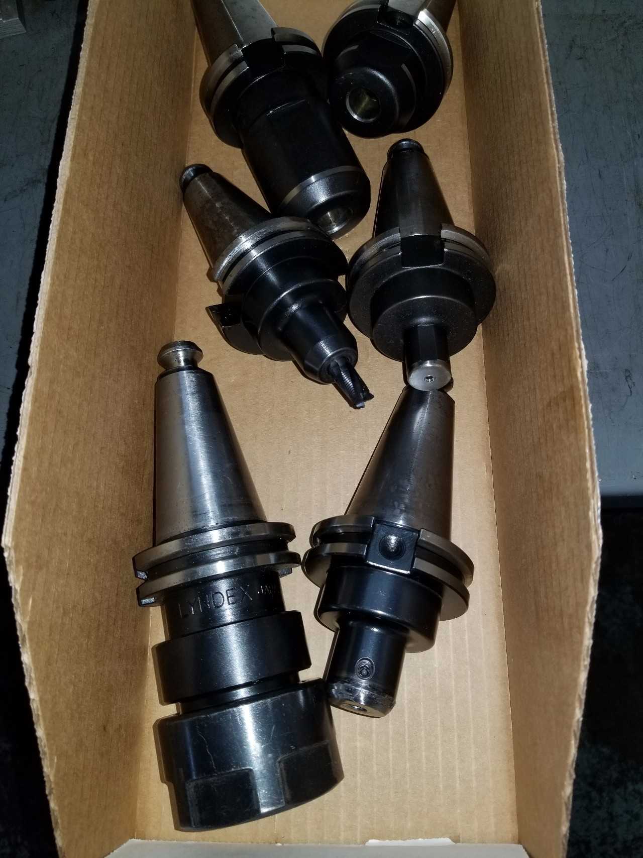 Misc Cat-40 Tool Holders Qty 6 - ELECTRIC POWER TOOLS