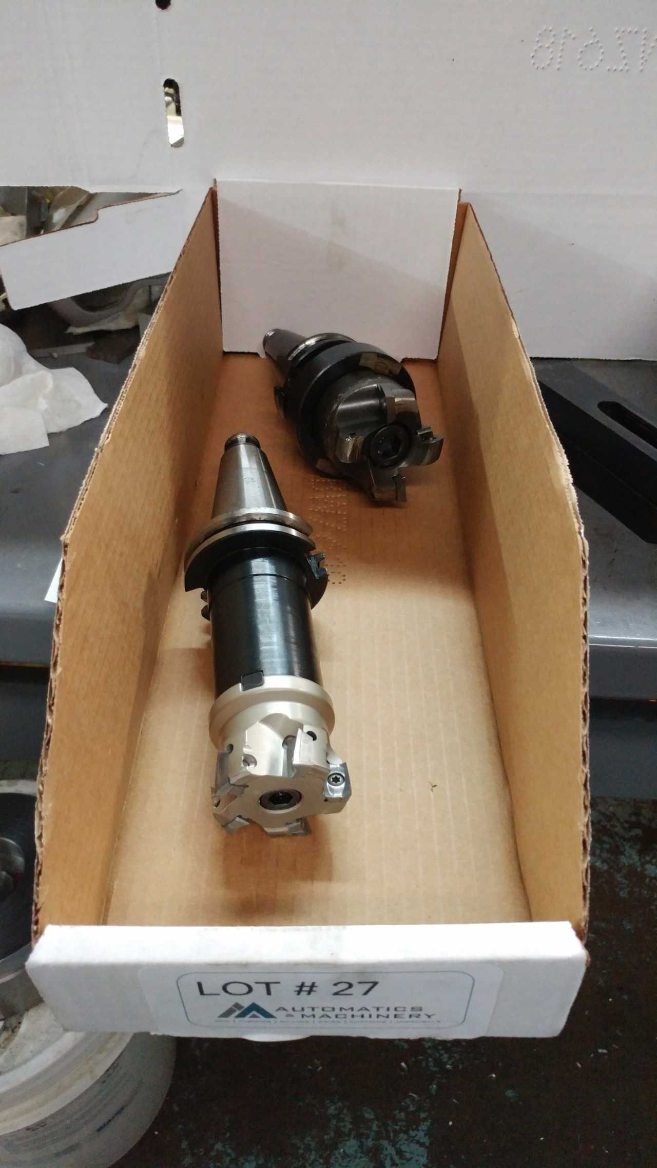 Misc Cat-40 Tool holders Qty 2  - ELECTRIC POWER TOOLS
