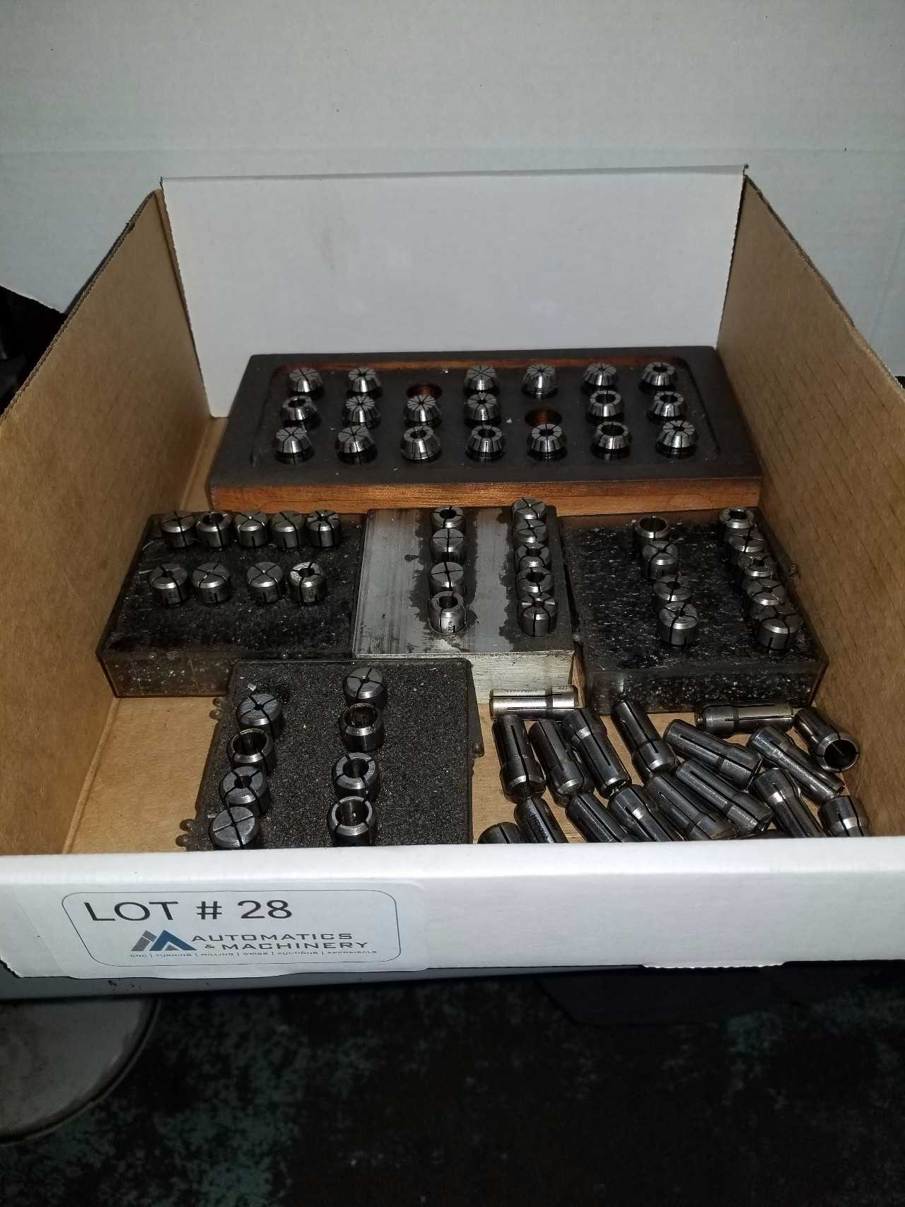 Assortment of collets  - ELECTRIC POWER TOOLS