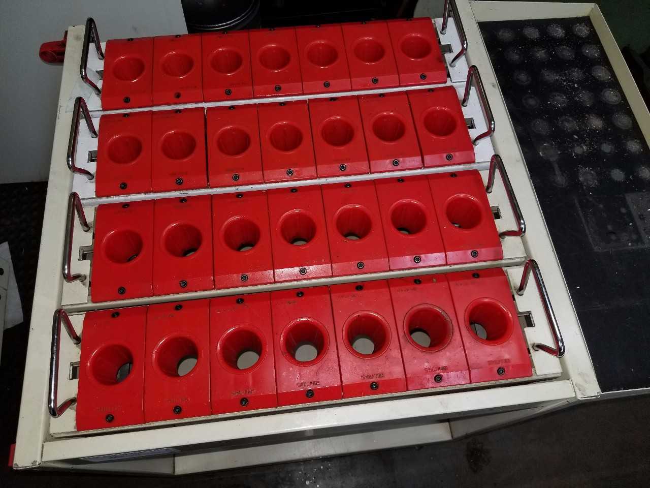 Rolling tool holder cart w/ work area - ROLLING CARTS