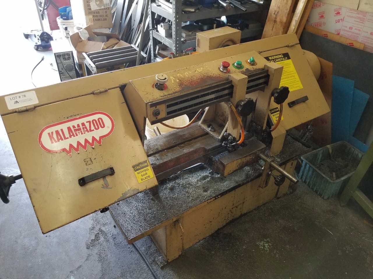 Kalamazoo HBS-1018 Manual Horizontal Bandsaw  - METAL SAWS