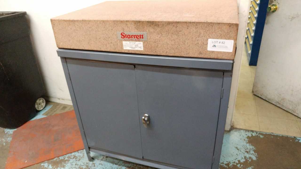 Granite Surface plate with cabinet. 3' x 2' - PROCESS EQUIPMENT