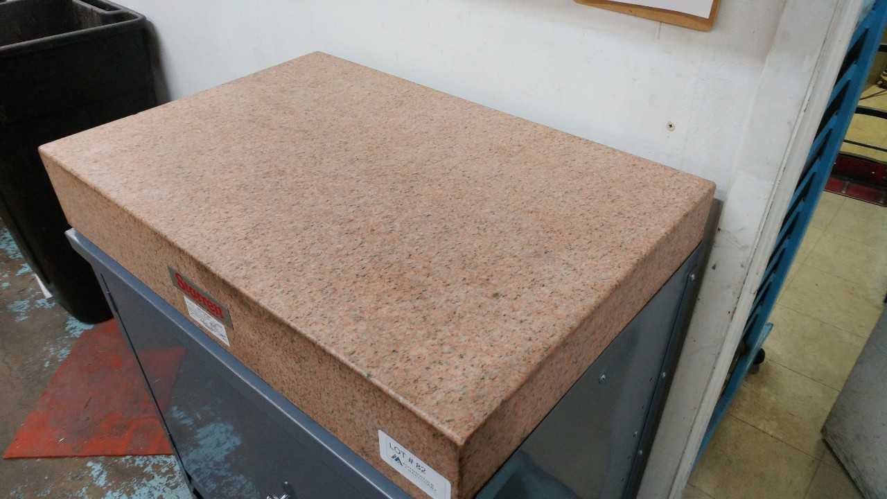 Granite Surface plate with cabinet. 3' x 2' - PROCESS EQUIPMENT