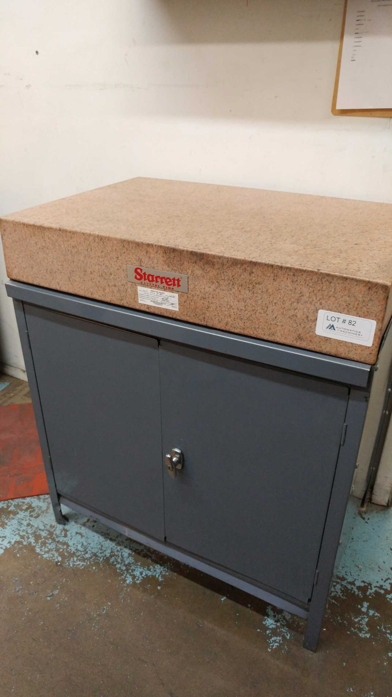 Granite Surface plate with cabinet. 3' x 2' - PROCESS EQUIPMENT