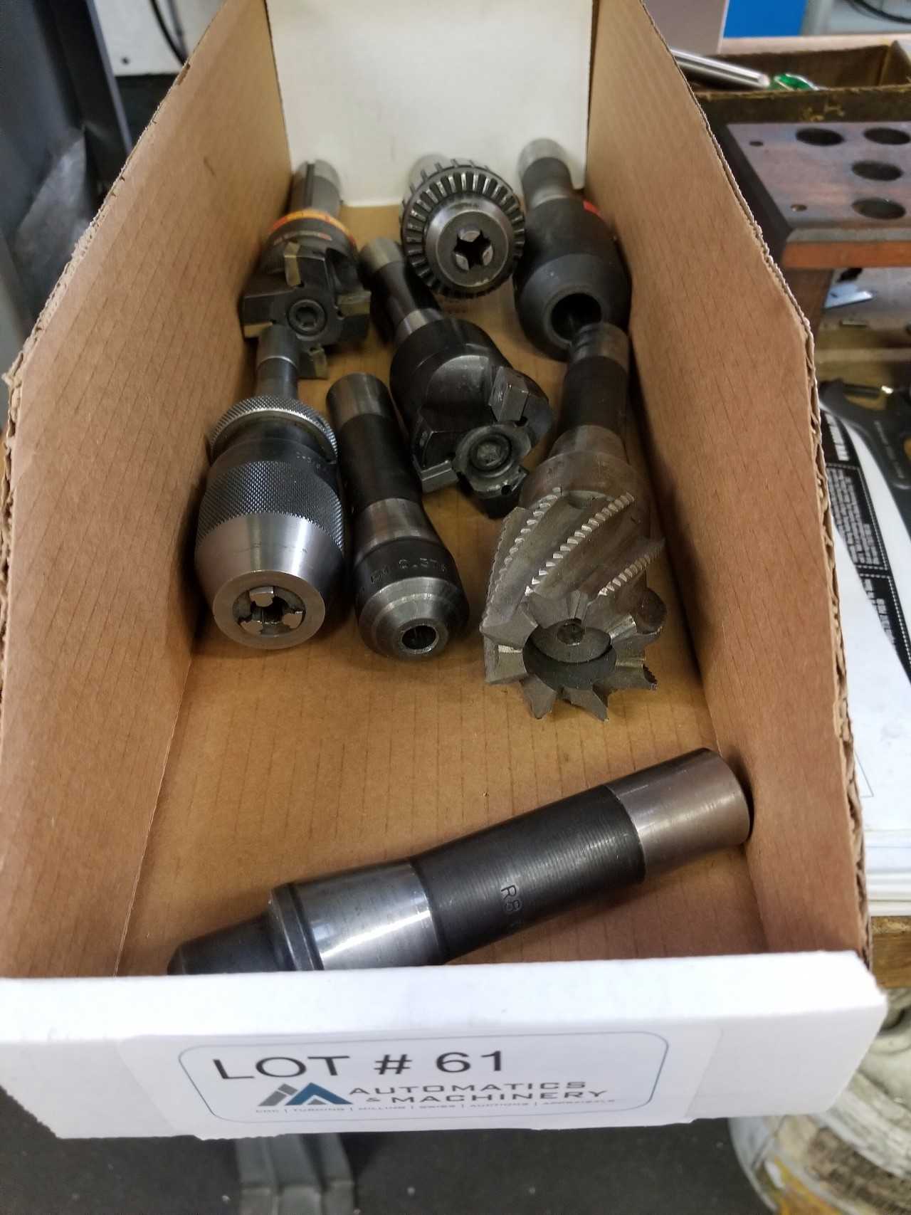 Misc R8 tool holders with drill chucks  - ELECTRIC POWER TOOLS