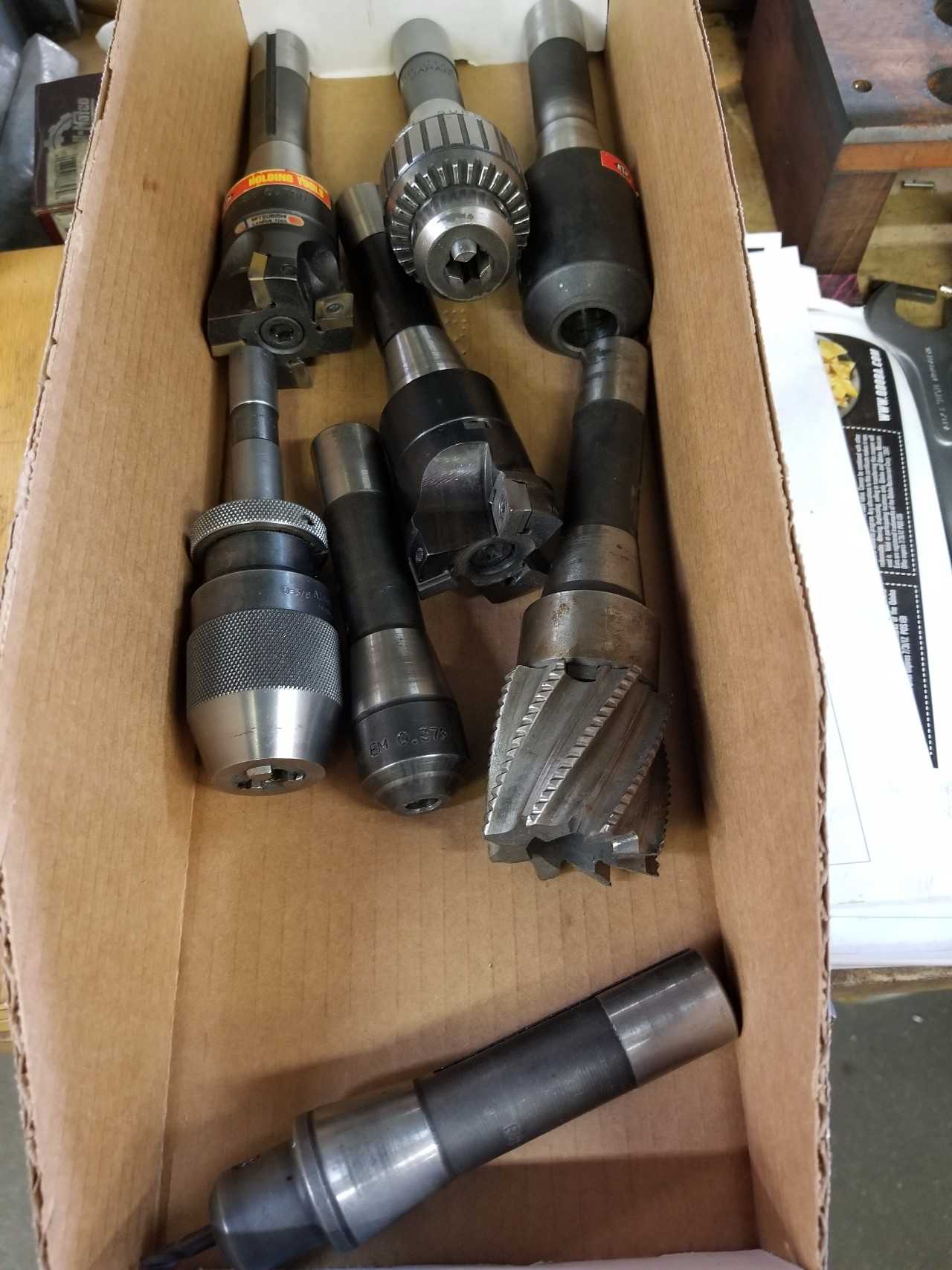 Misc R8 tool holders with drill chucks - ELECTRIC POWER TOOLS