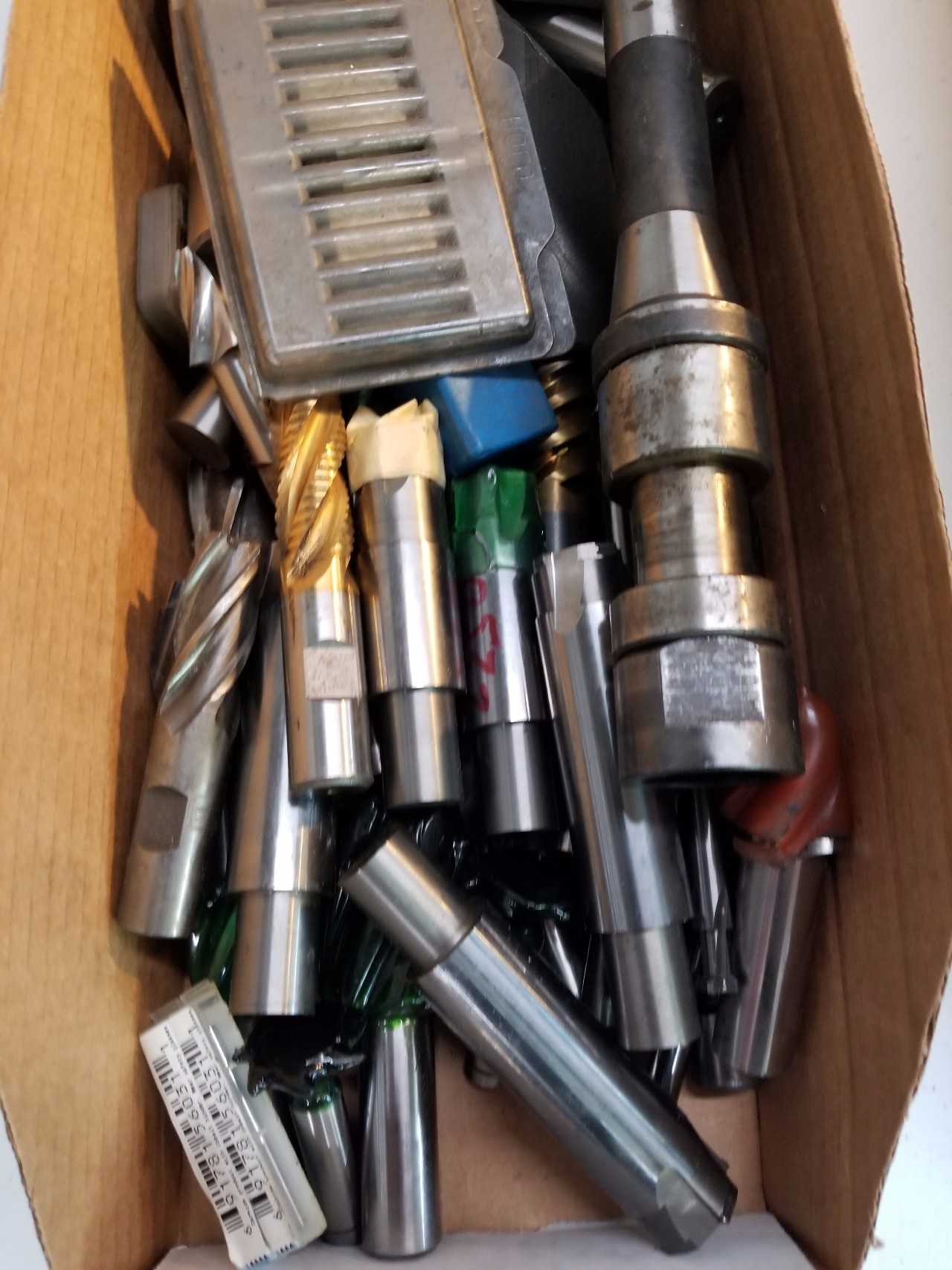 Large Assortment of Misc Endmills and drills - ELECTRIC POWER TOOLS