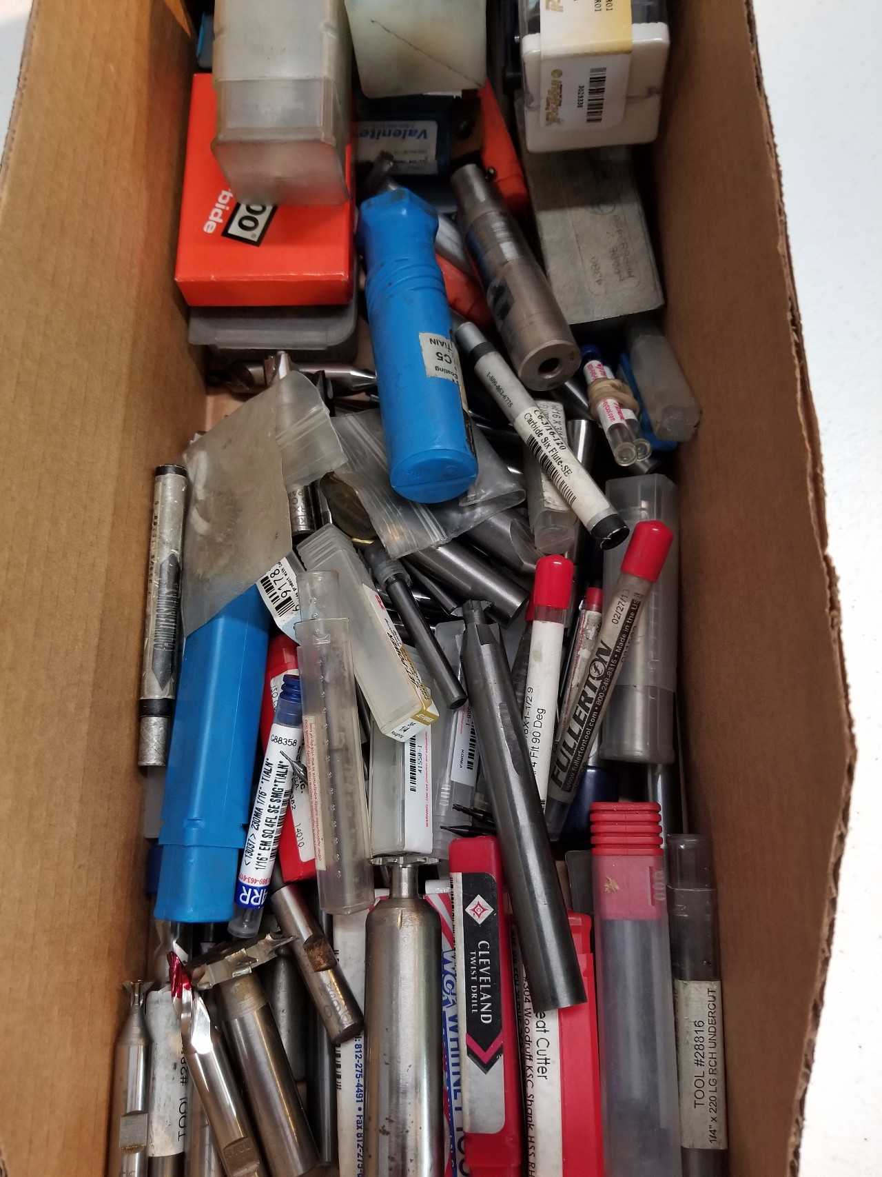 Large assortment of Endmills, Carbide, drills - ELECTRIC POWER TOOLS