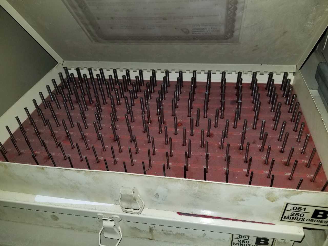 Vermont Pin Gage Set .061/.250 - PROCESS EQUIPMENT
